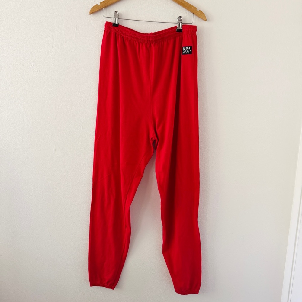 Vintage Red Olympics Sweatpants by JCPenney